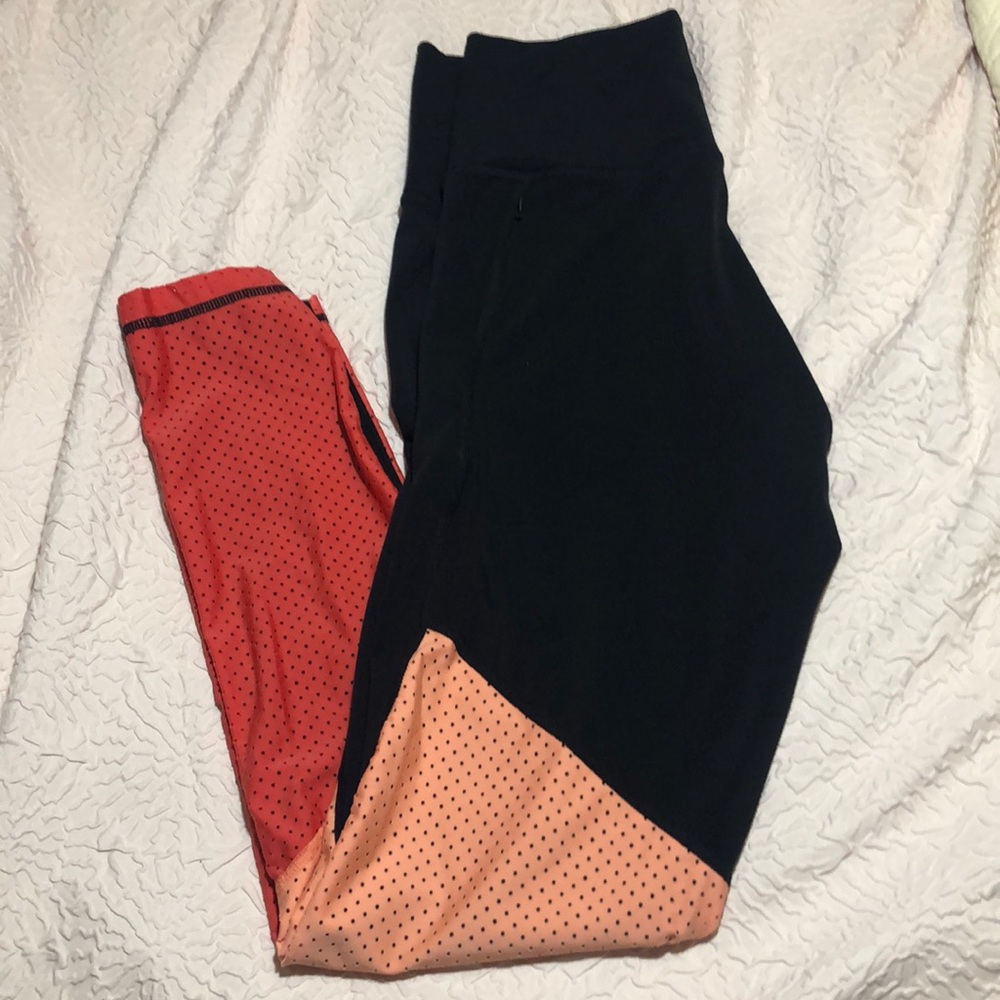 Adidas high rise mesh leggings Medium